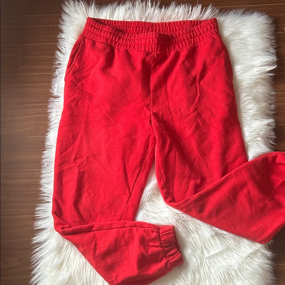 H&M Red Jogging Pants Sweatpants
